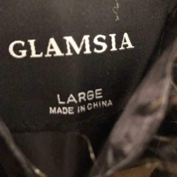 Women's Parka Jacket w/Faux Fur Trimmed Collar - Picture 6 of 6